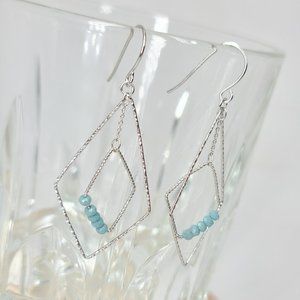 NEW Sterling Silver Handmade Wire Earrings